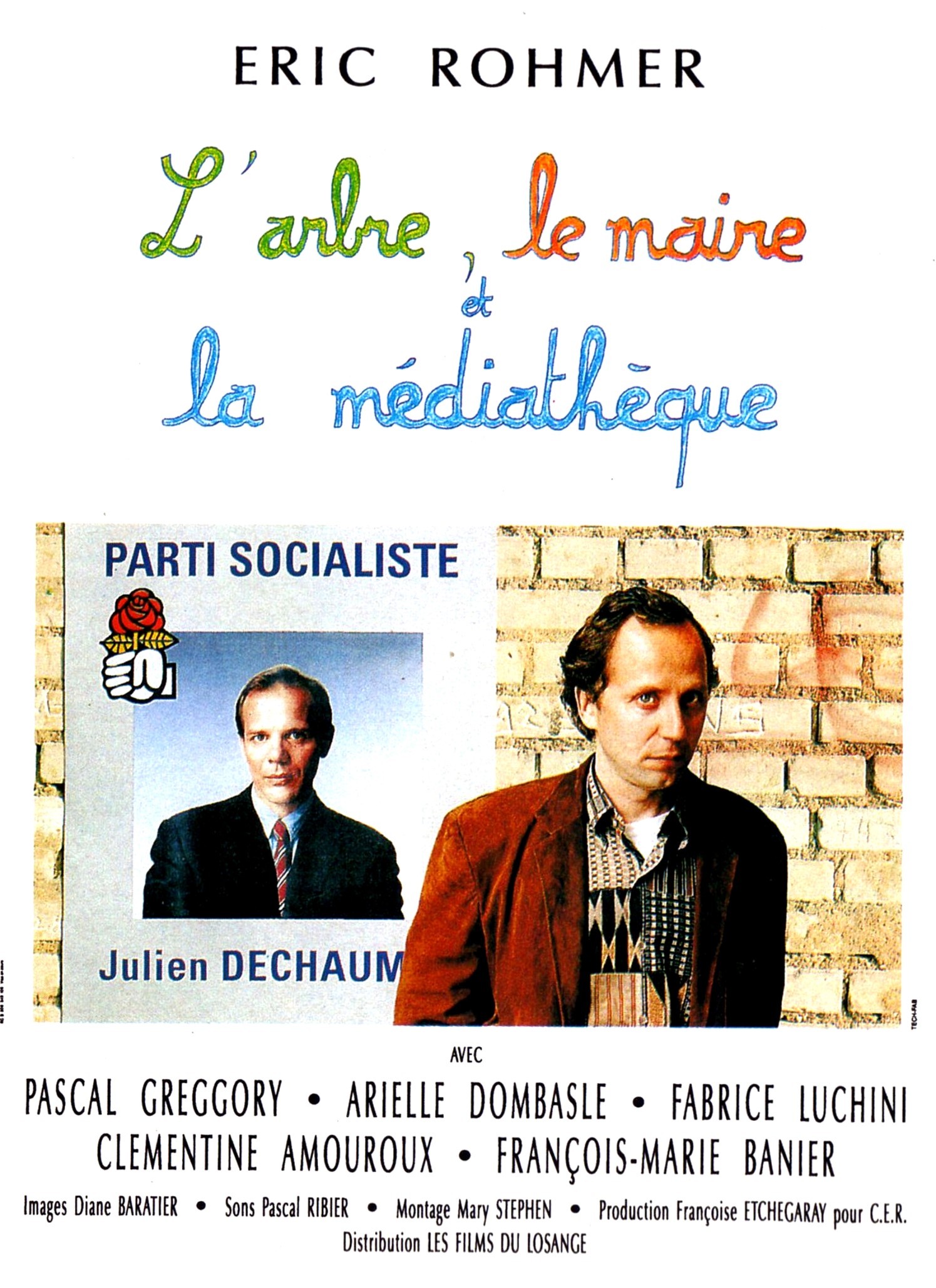 affiche du film L'arbre, le maire et la médiathèque