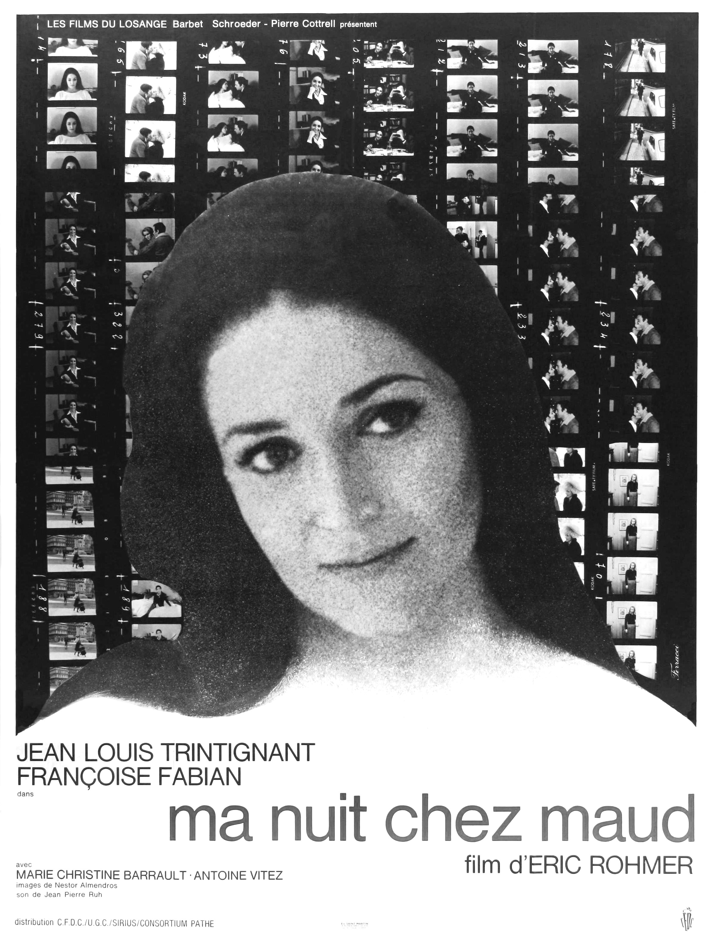 affiche du film Ma nuit chez Maud