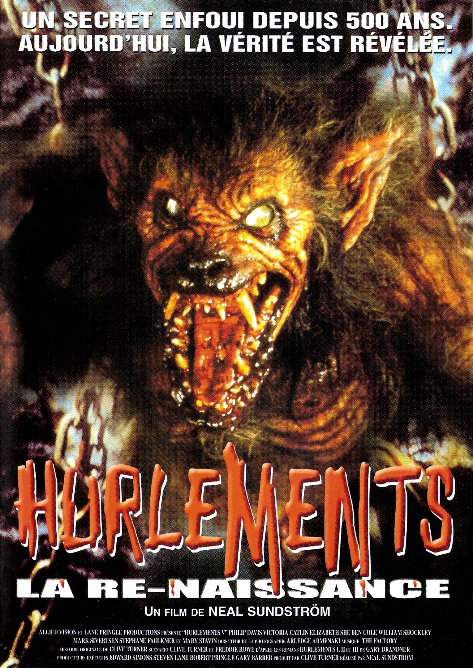 affiche du film Hurlements V : La Re-naissance