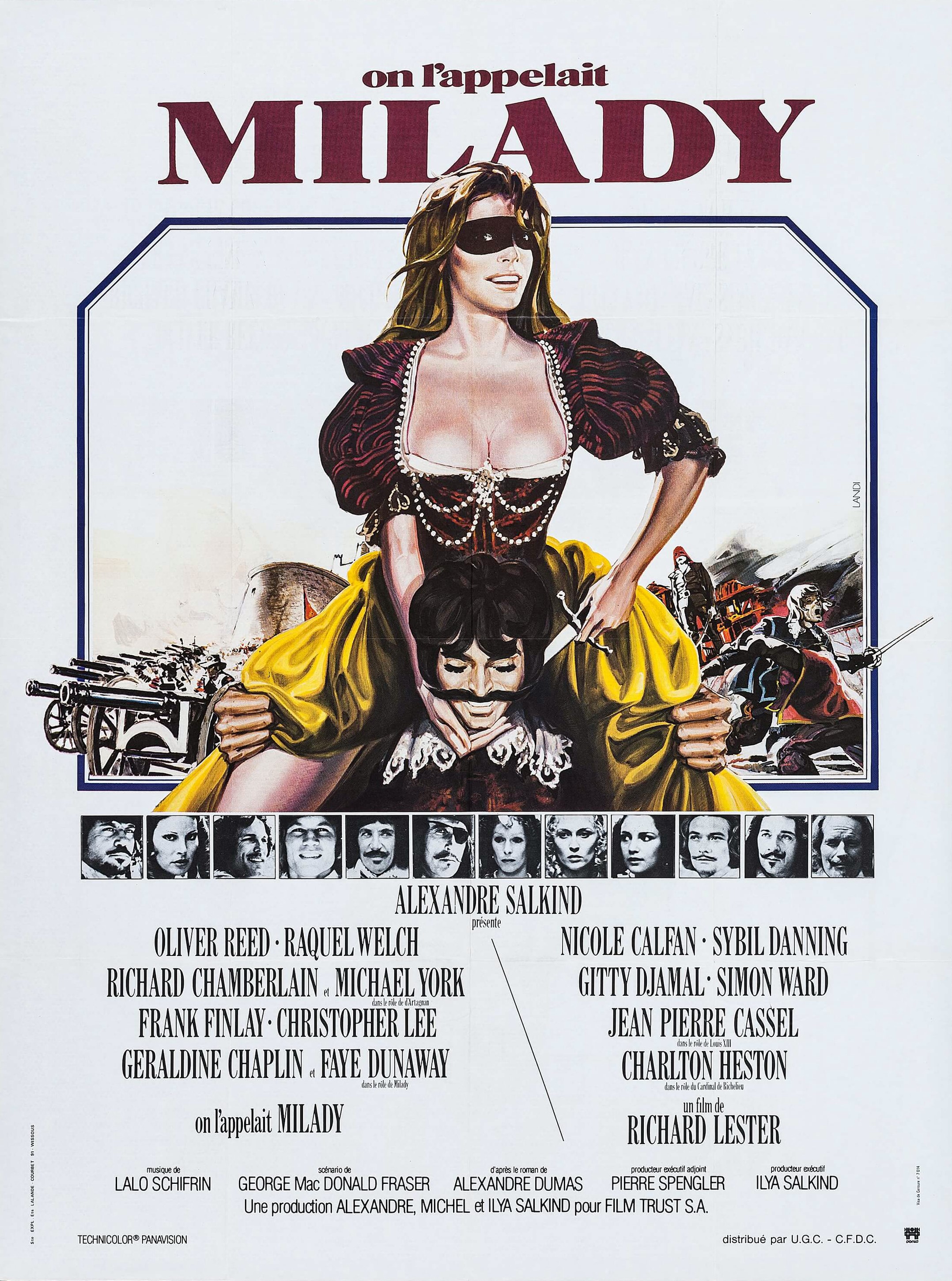 affiche du film On l'appelait Milady