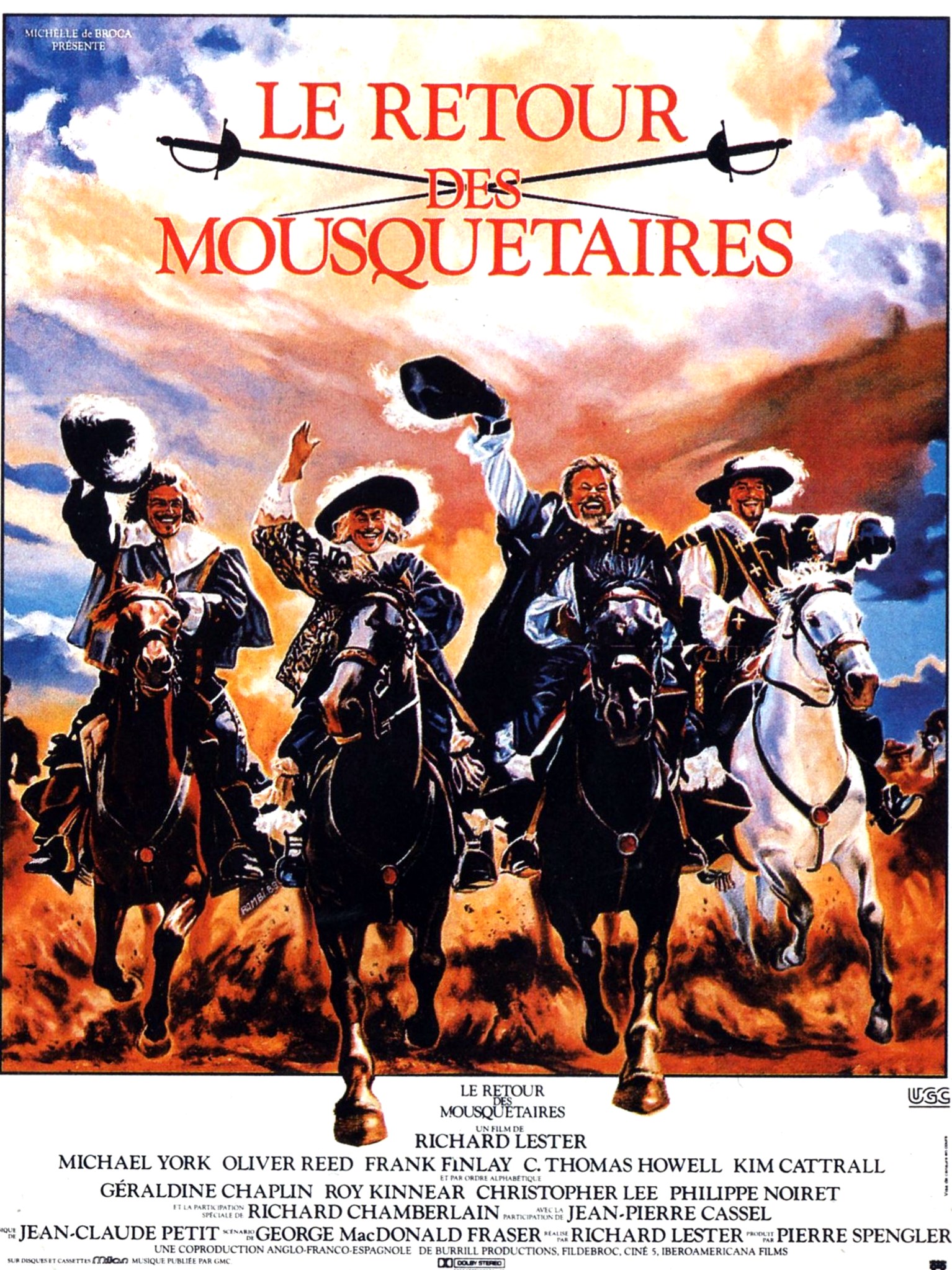 affiche du film Le retour des mousquetaires