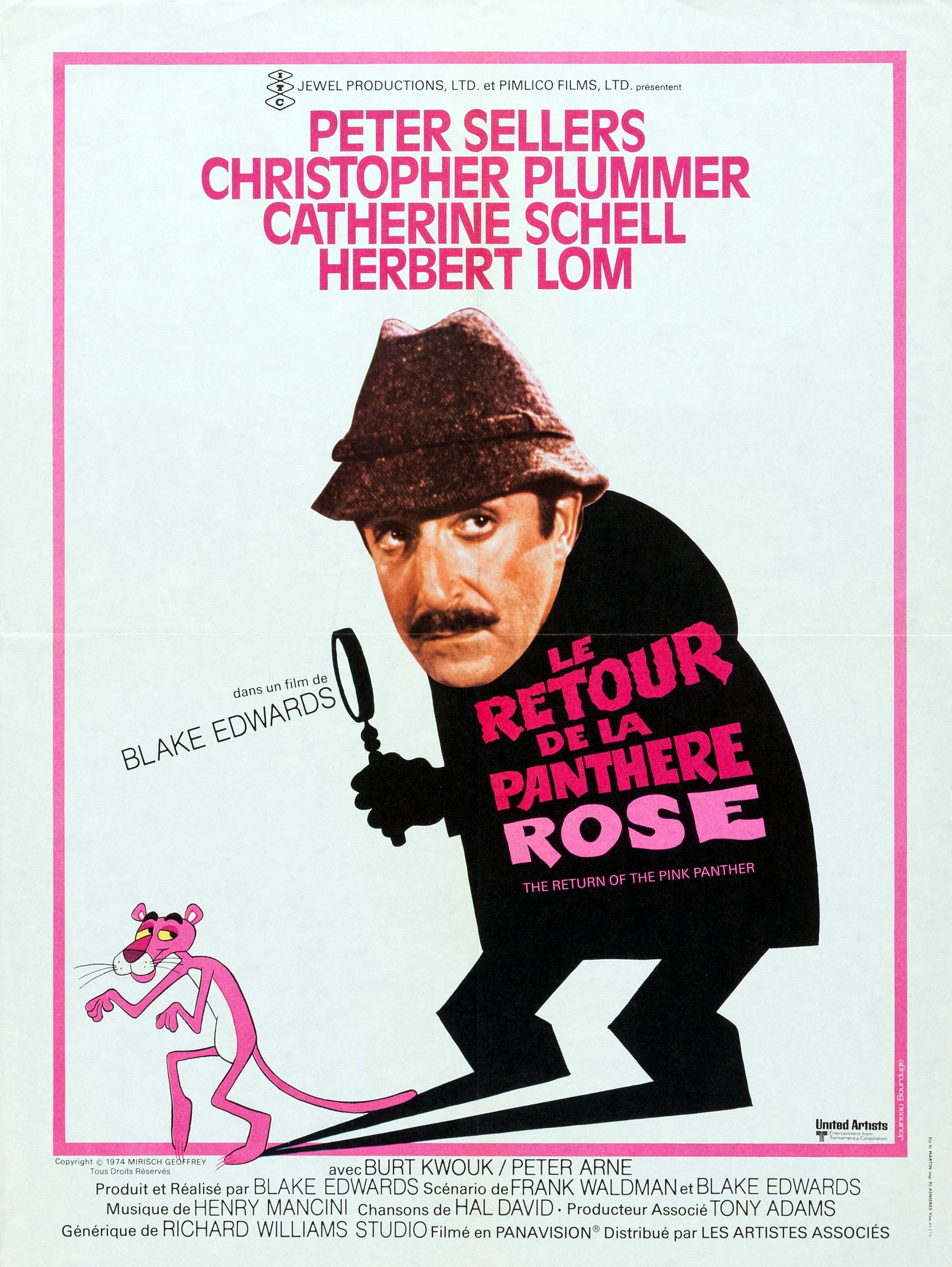 affiche du film Le retour de la Panthère rose