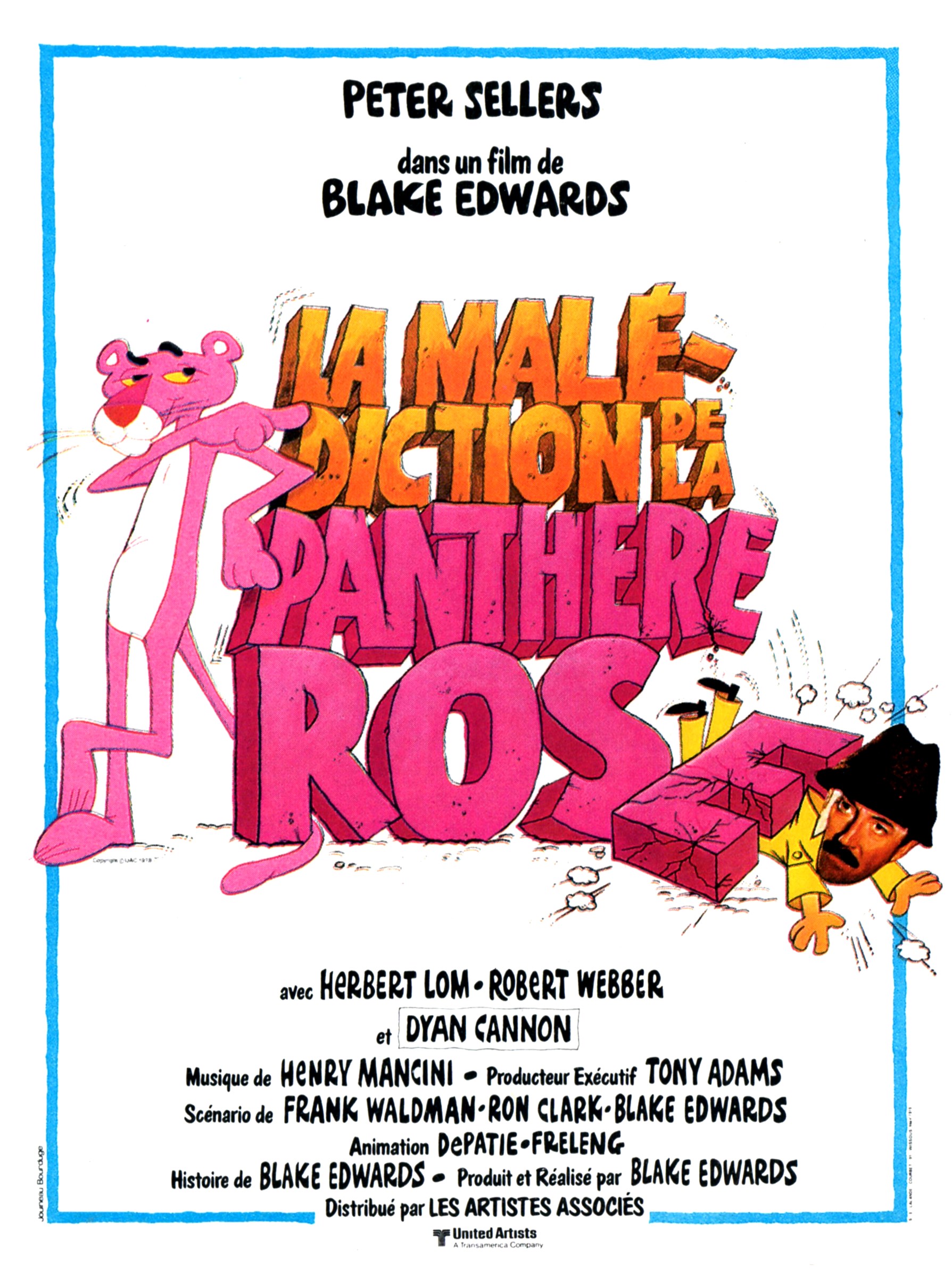 affiche du film La malédiction de la Panthère rose