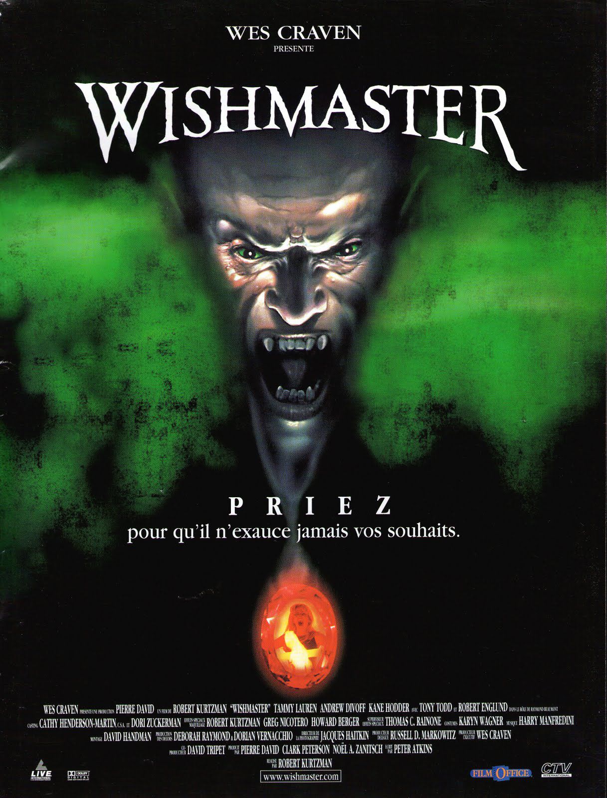 affiche du film Wishmaster