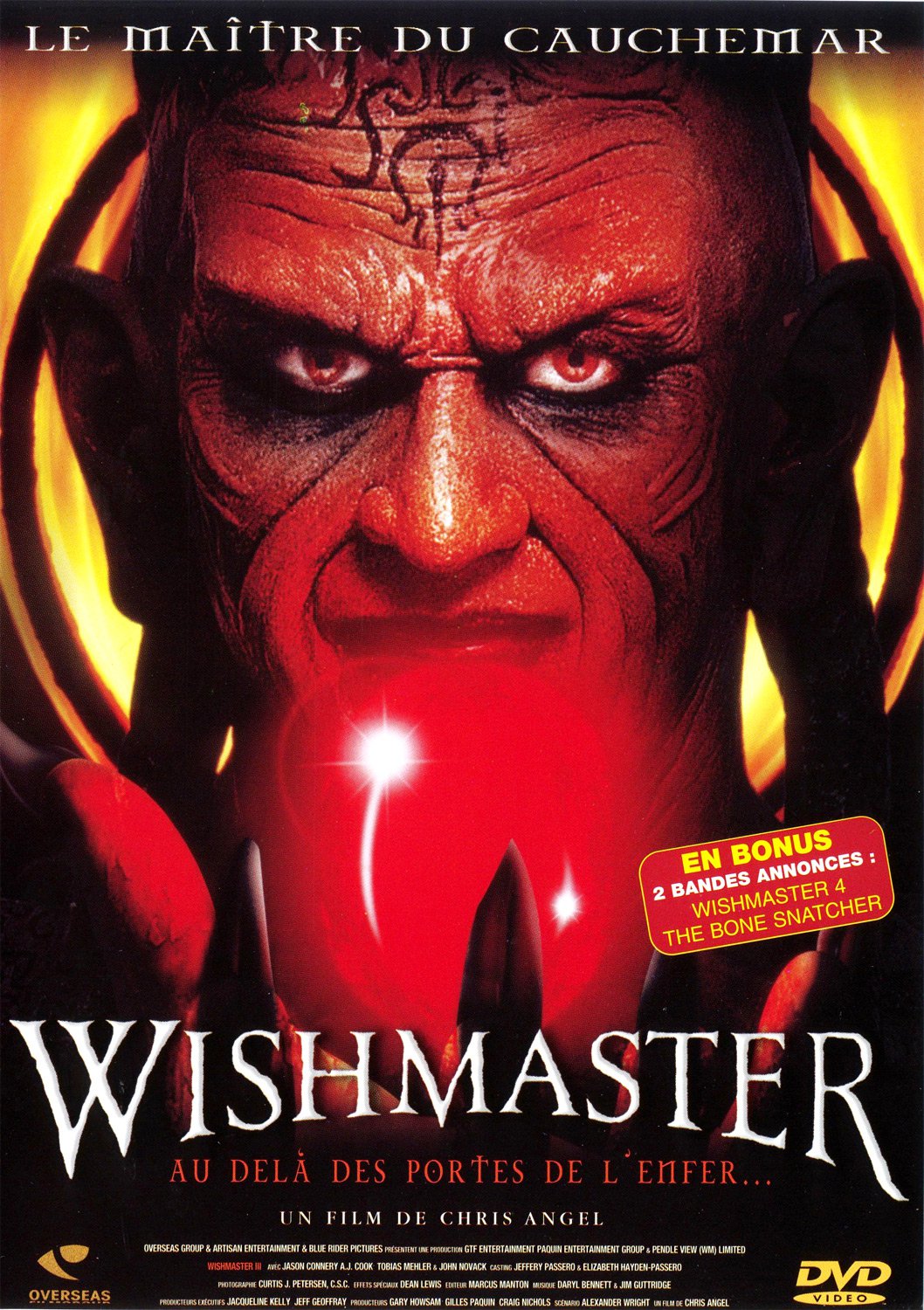affiche du film Wishmaster 3: Au-delà des portes de l'enfer