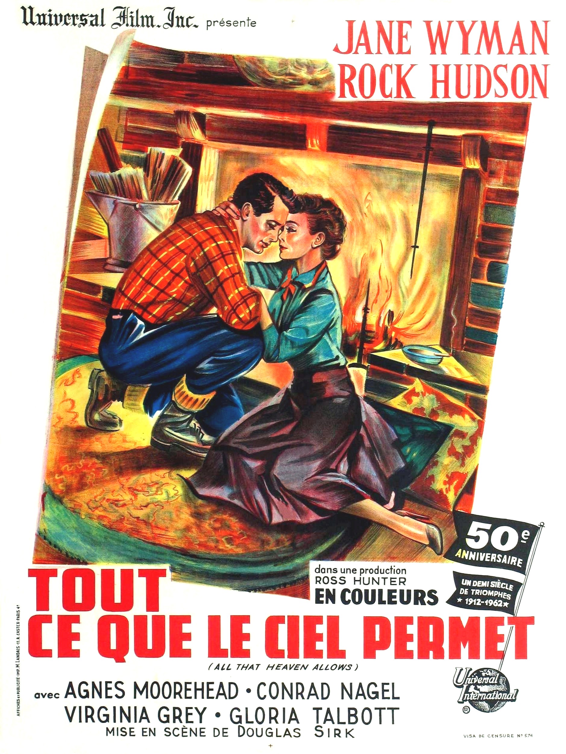 affiche du film Tout ce que le ciel permet