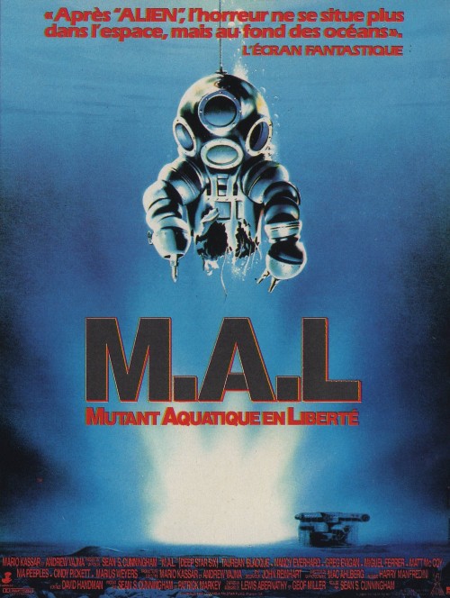 affiche du film M.A.L., mutant aquatique en liberté