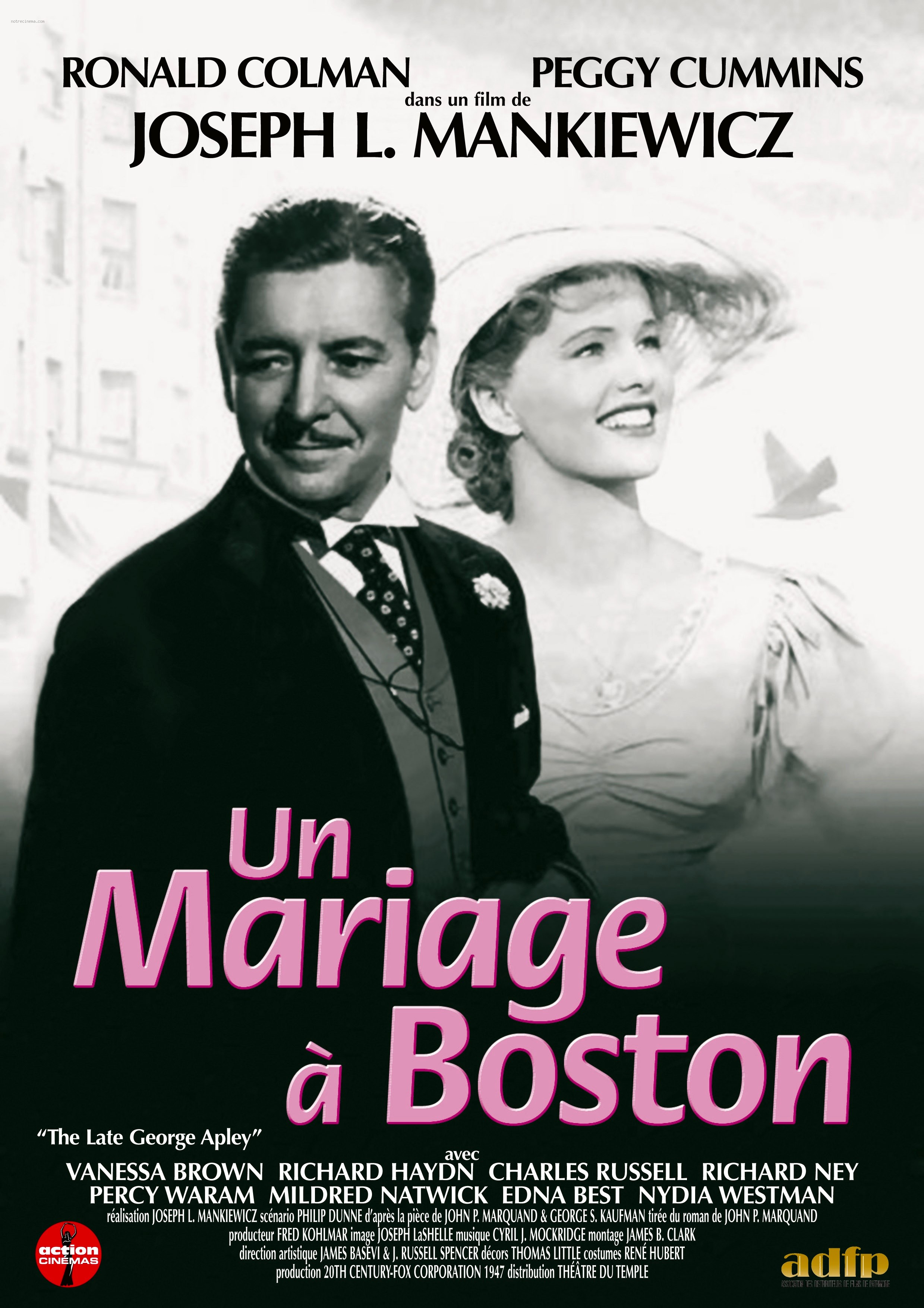 affiche du film Un mariage à Boston