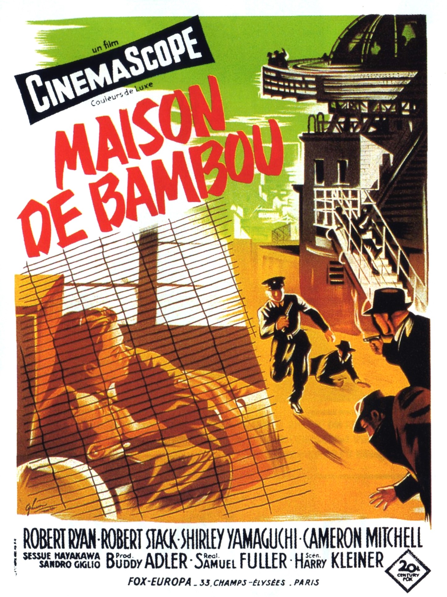affiche du film La maison de bambou