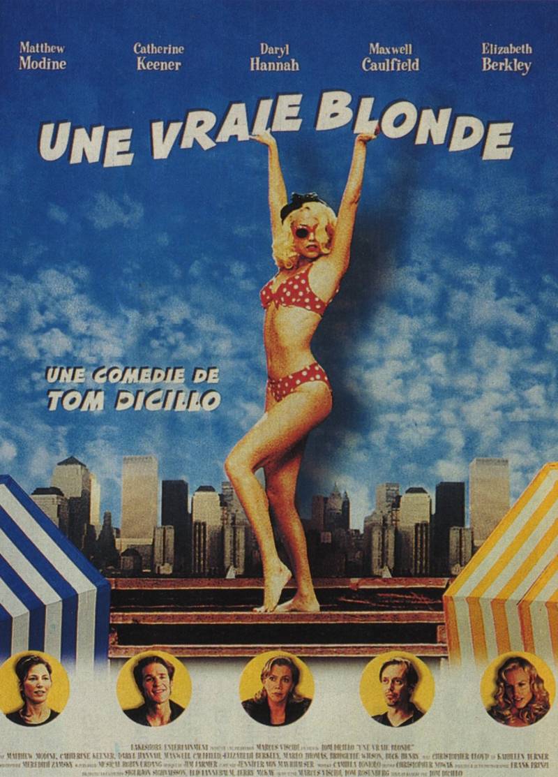 affiche du film Une vraie blonde