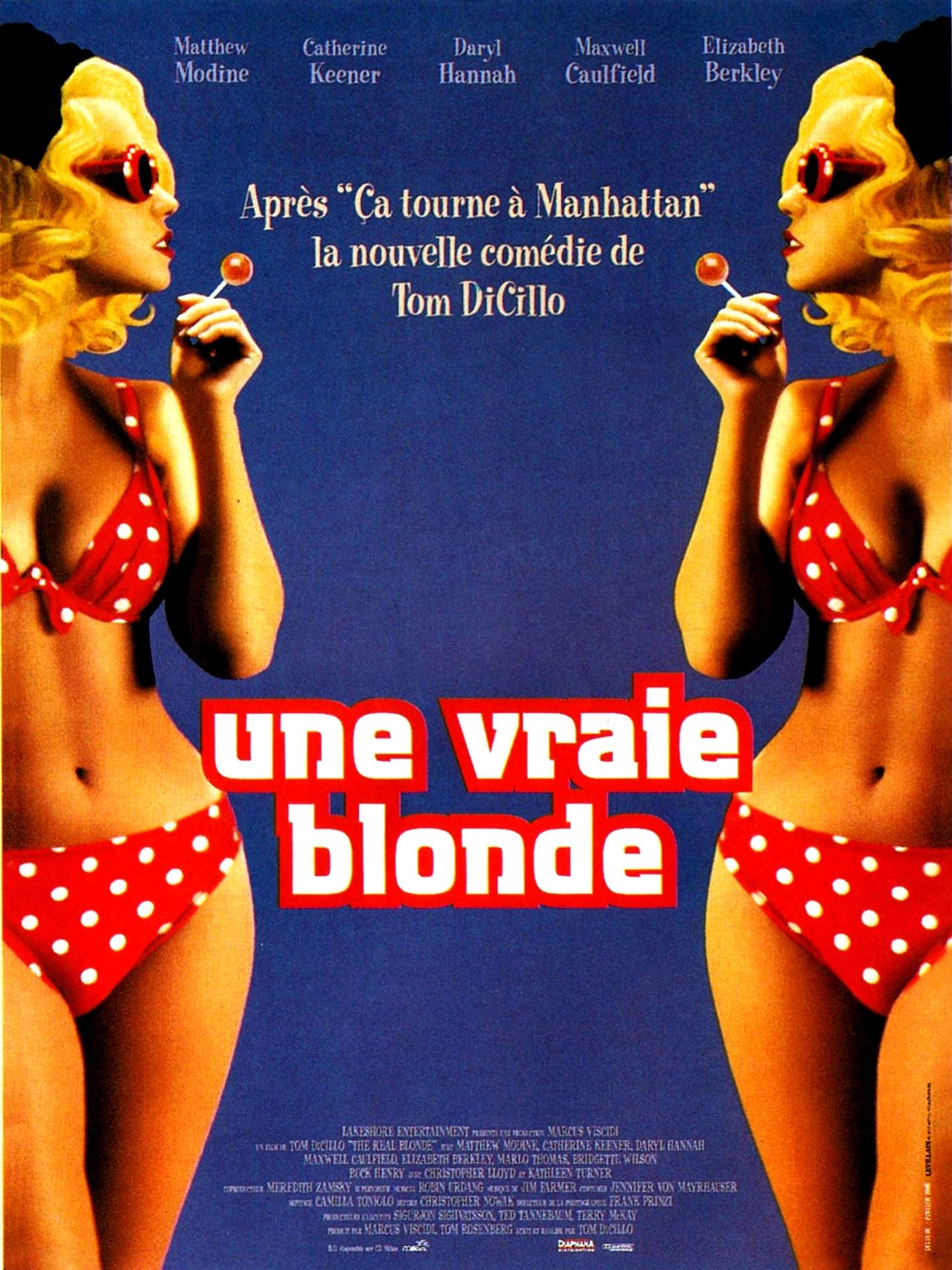 affiche du film Une vraie blonde