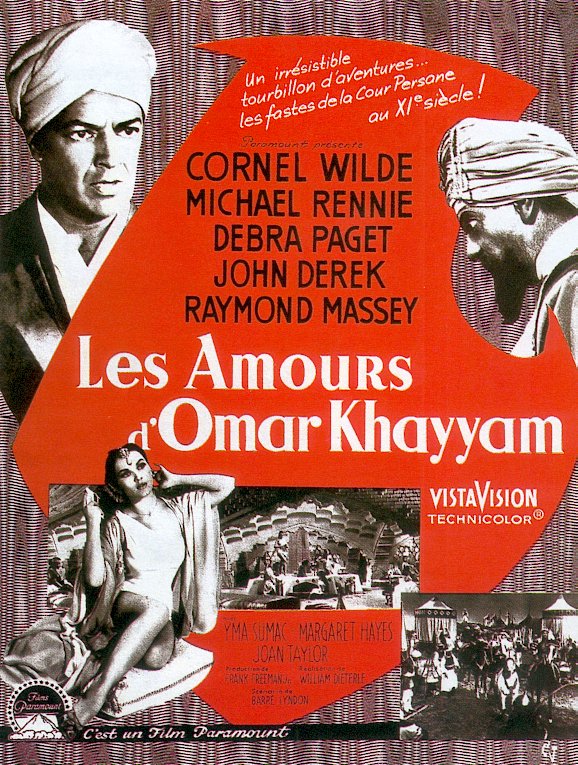 affiche du film Les amours d'Omar Khayyam