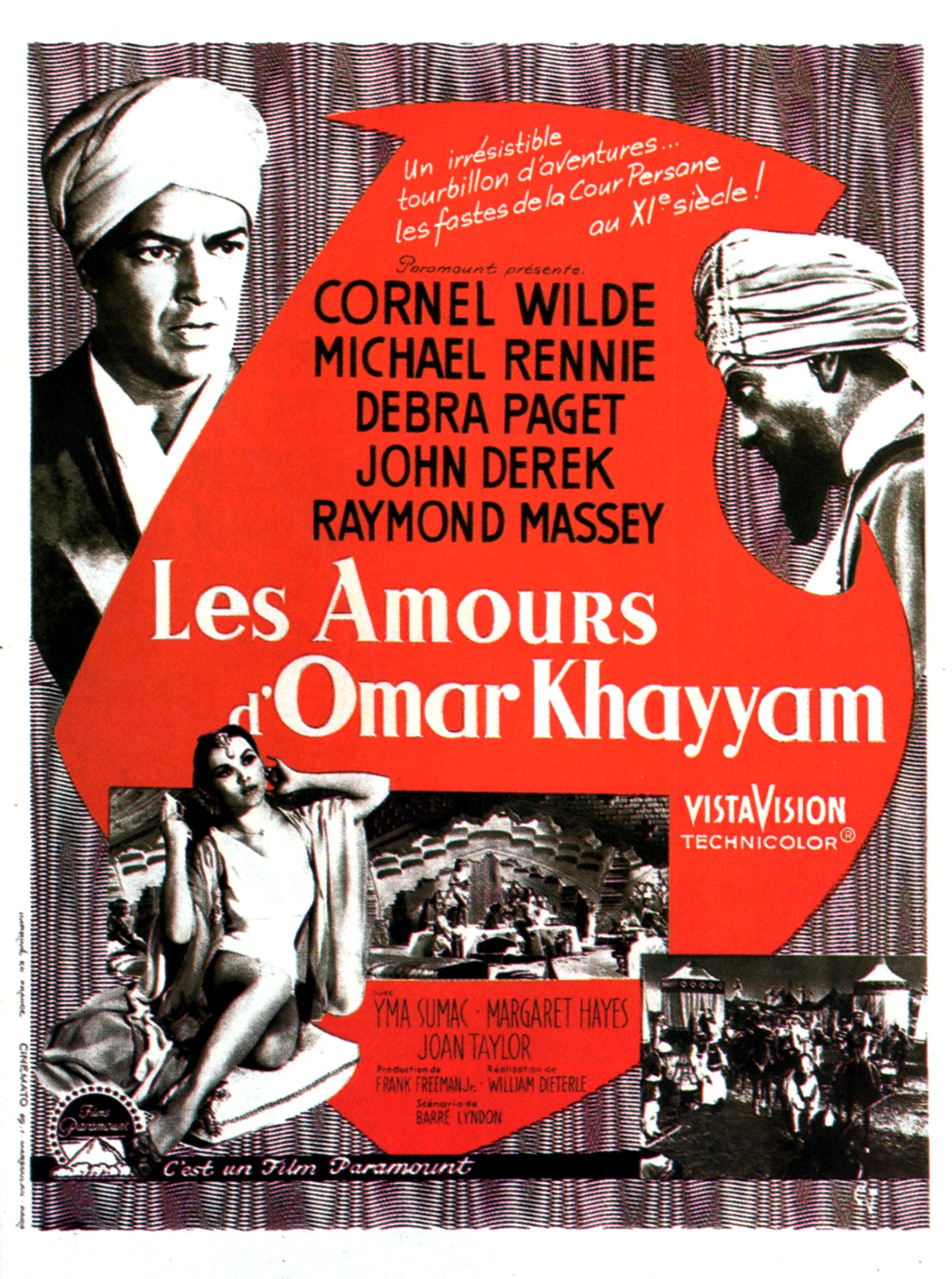 affiche du film Les amours d'Omar Khayyam