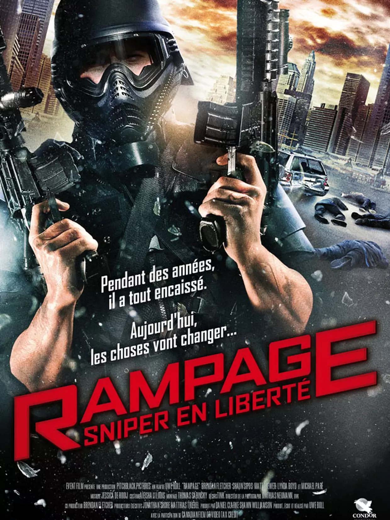 affiche du film Rampage - Sniper en liberté