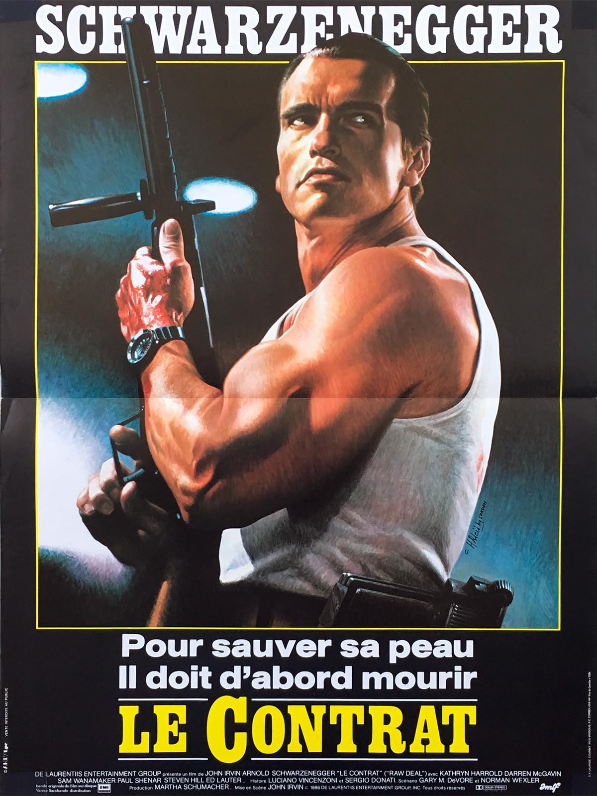 affiche du film Le contrat (1986)