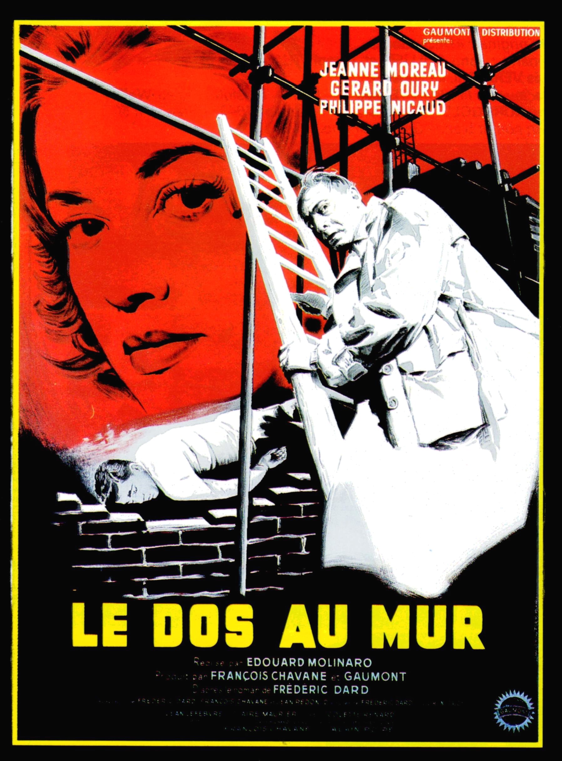 affiche du film Le dos au mur