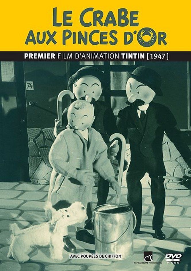affiche du film Tintin et le crabe aux pinces d'or
