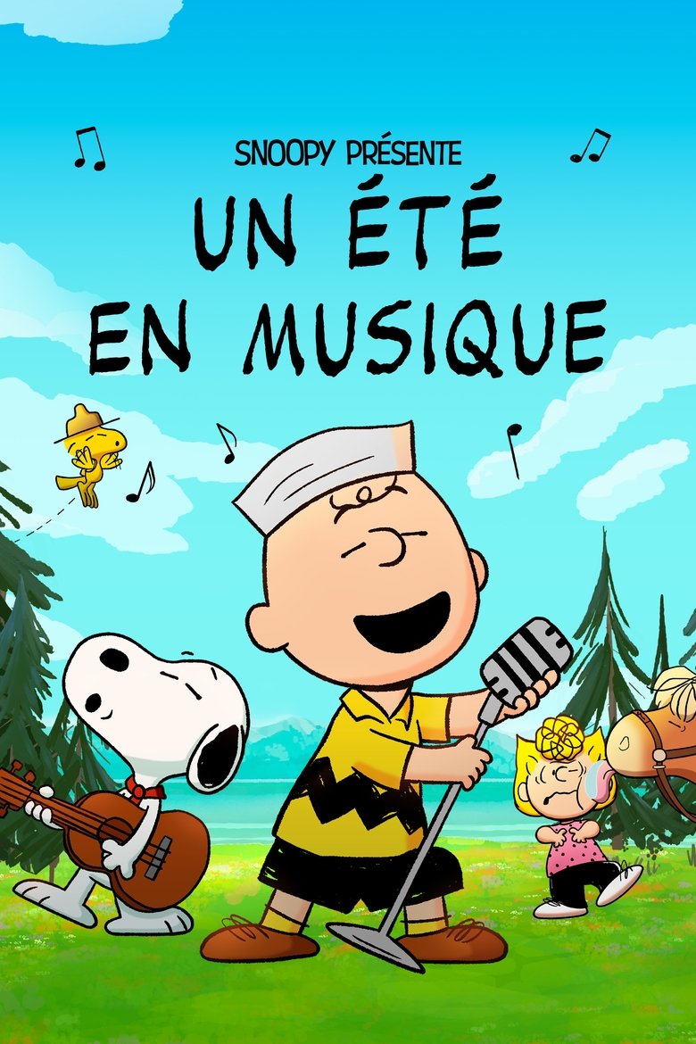 affiche du film Snoopy présente : un été en musique