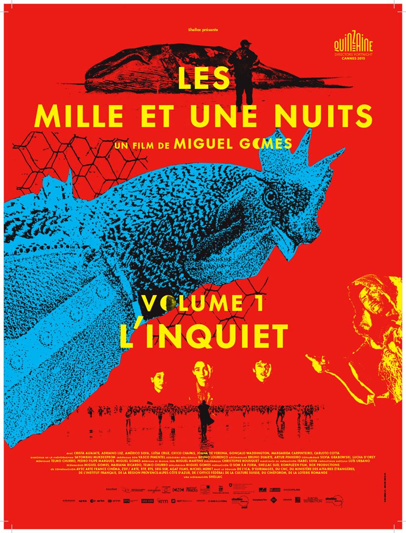 affiche du film Les Mille et Une Nuits : Volume 1 - L'Inquiet