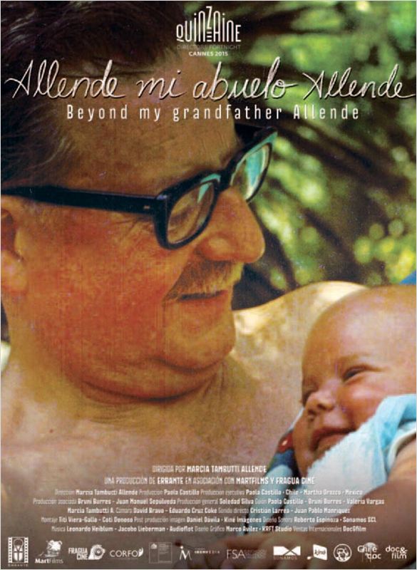 affiche du film Au-delà d'Allende, mon grand-père