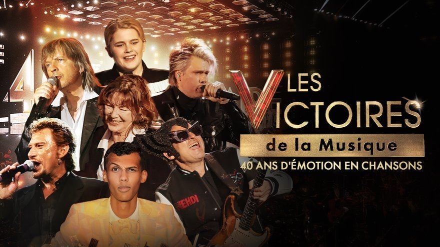 affiche du film Les victoires de la musique 40 ans d'émotions en chansons