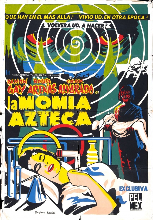 affiche du film La Malédiction de la momie aztèque