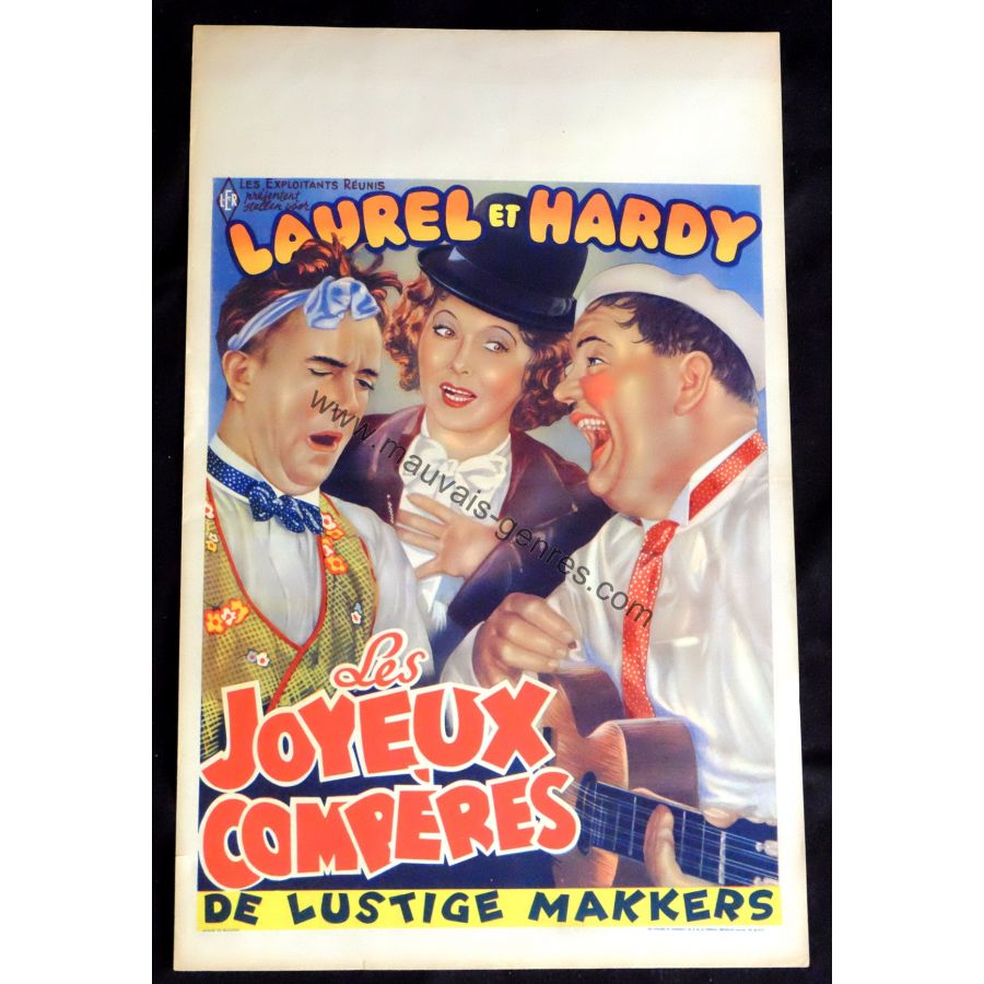 affiche du film Laurel et Hardy: Les Joyeux Compères