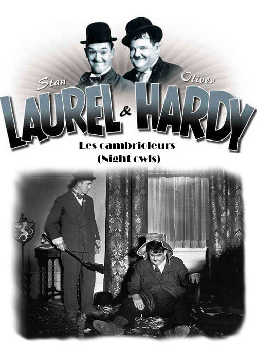 affiche du film Laurel et Hardy: Les cambrioleurs