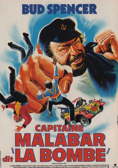 affiche du film Capitaine Malabar dit La Bombe