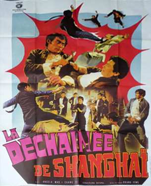 affiche du film La Déchaînée de Shanghai.