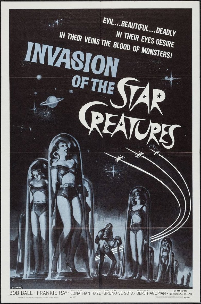 affiche du film Invasion of the Star Creatures