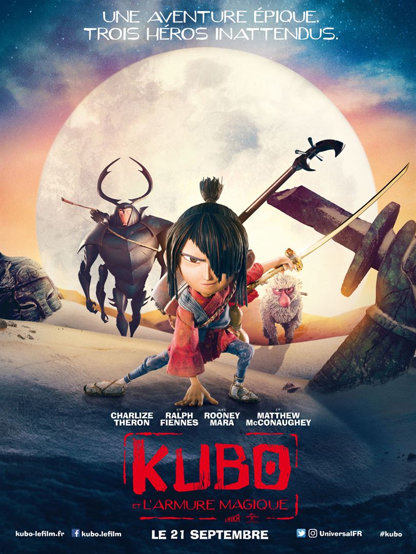 affiche du film Kubo et l'armure magique