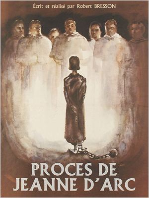 affiche du film Procès de Jeanne d'Arc