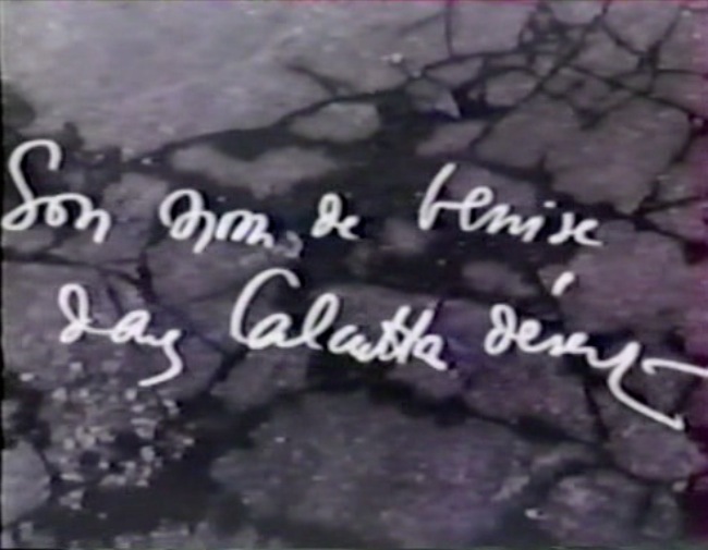 affiche du film Son nom de Venise dans Calcutta désert
