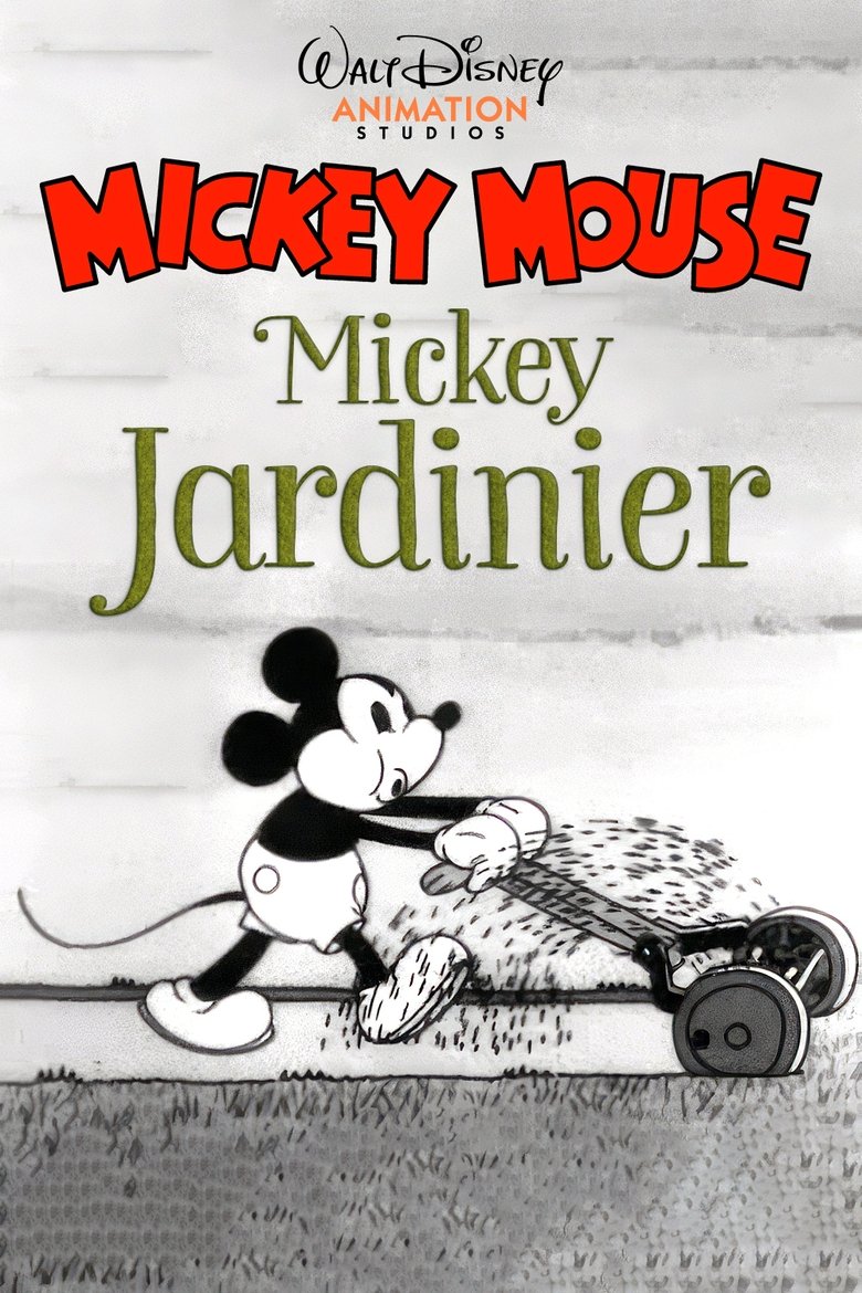 affiche du film Mickey jardinier