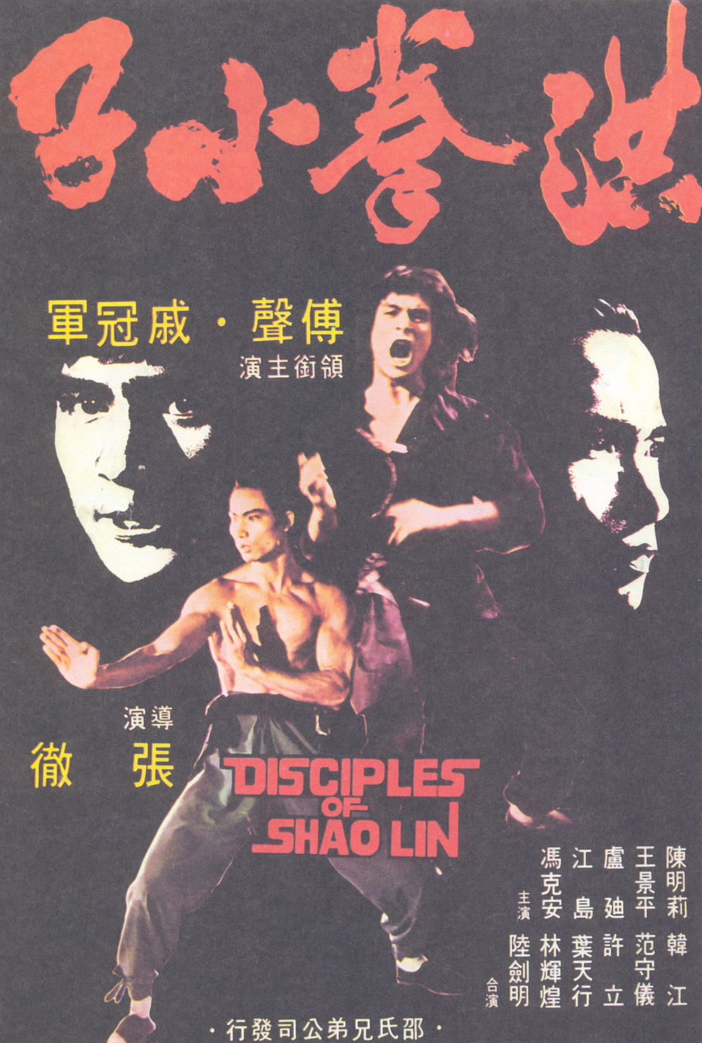affiche du film Les Disciples de Shaolin