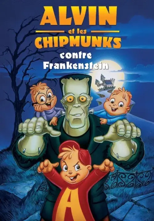 affiche du film Alvin et les Chipmunks contre Frankenstein