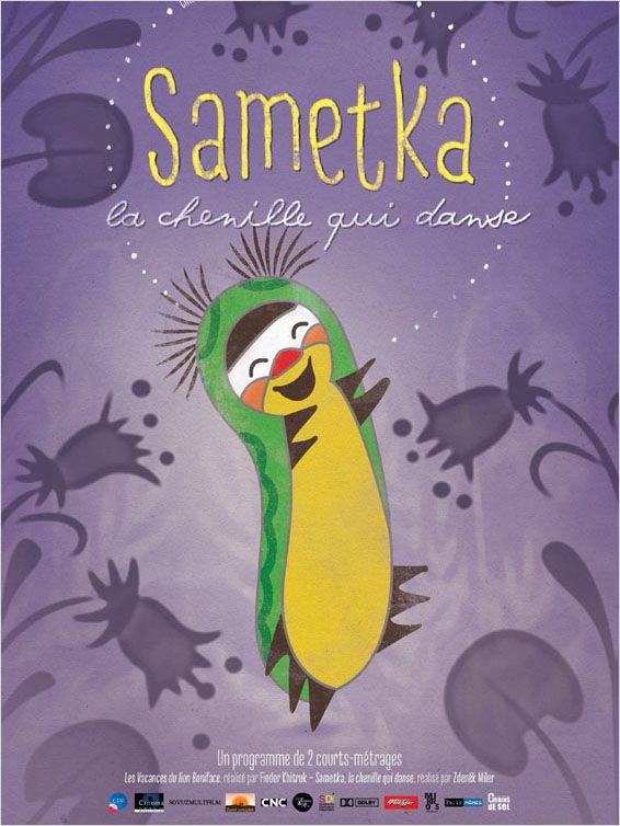 affiche du film Sametka, la chenille qui danse