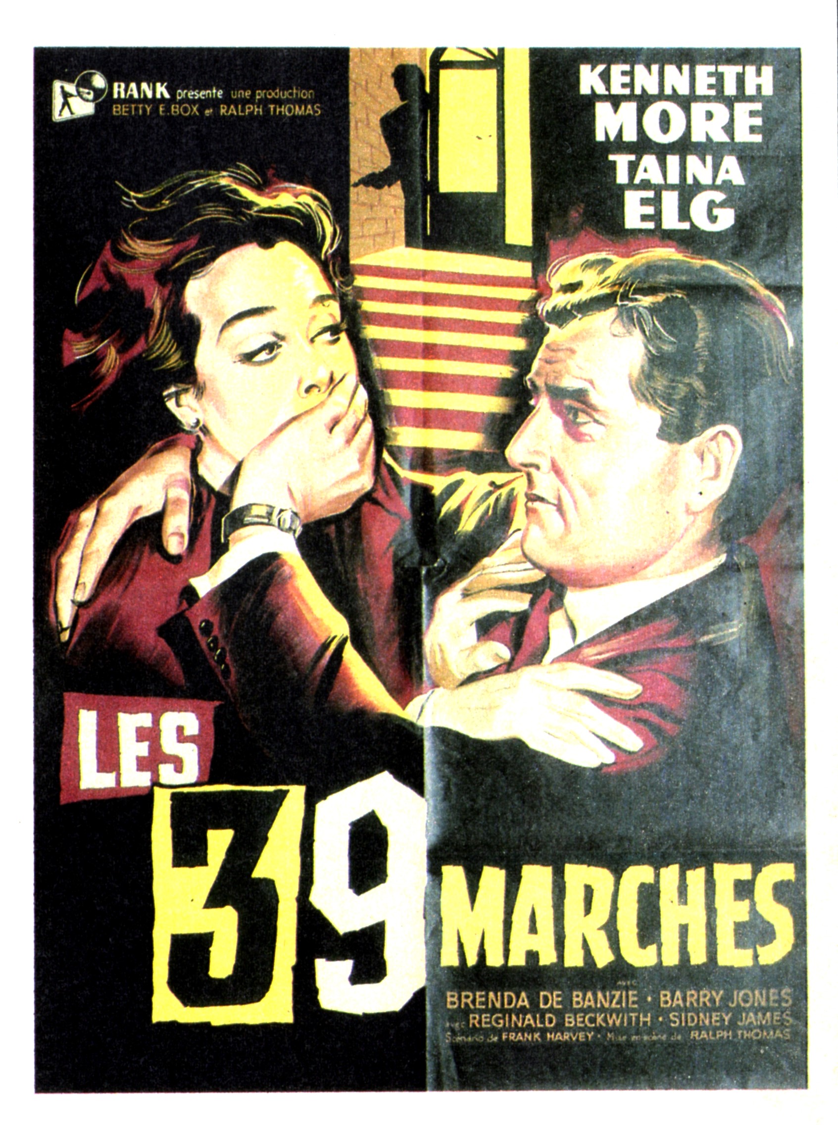affiche du film Les 39 marches (1959)