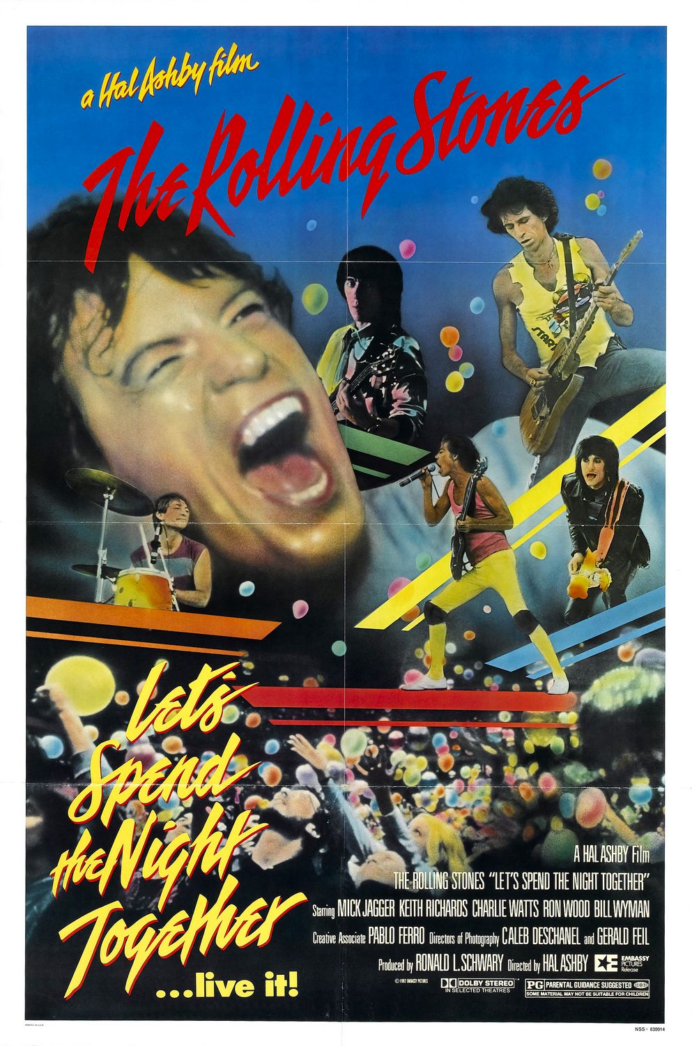 affiche du film The Rolling Stones: Let's Spend the Night Together