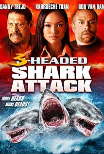 affiche du film L'Attaque du requin à trois têtes