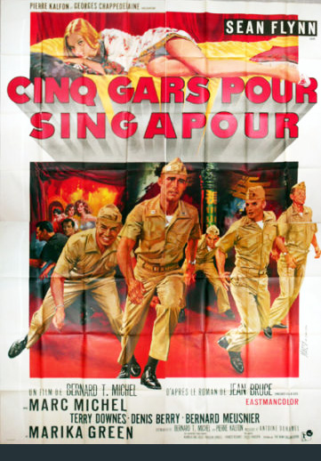 affiche du film Cinq gars pour Singapour