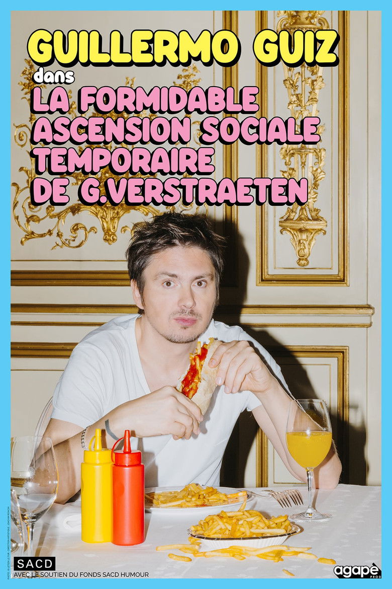 affiche du film Guillermo Guiz - La formidable ascension sociale temporaire de Guy Verstraeten