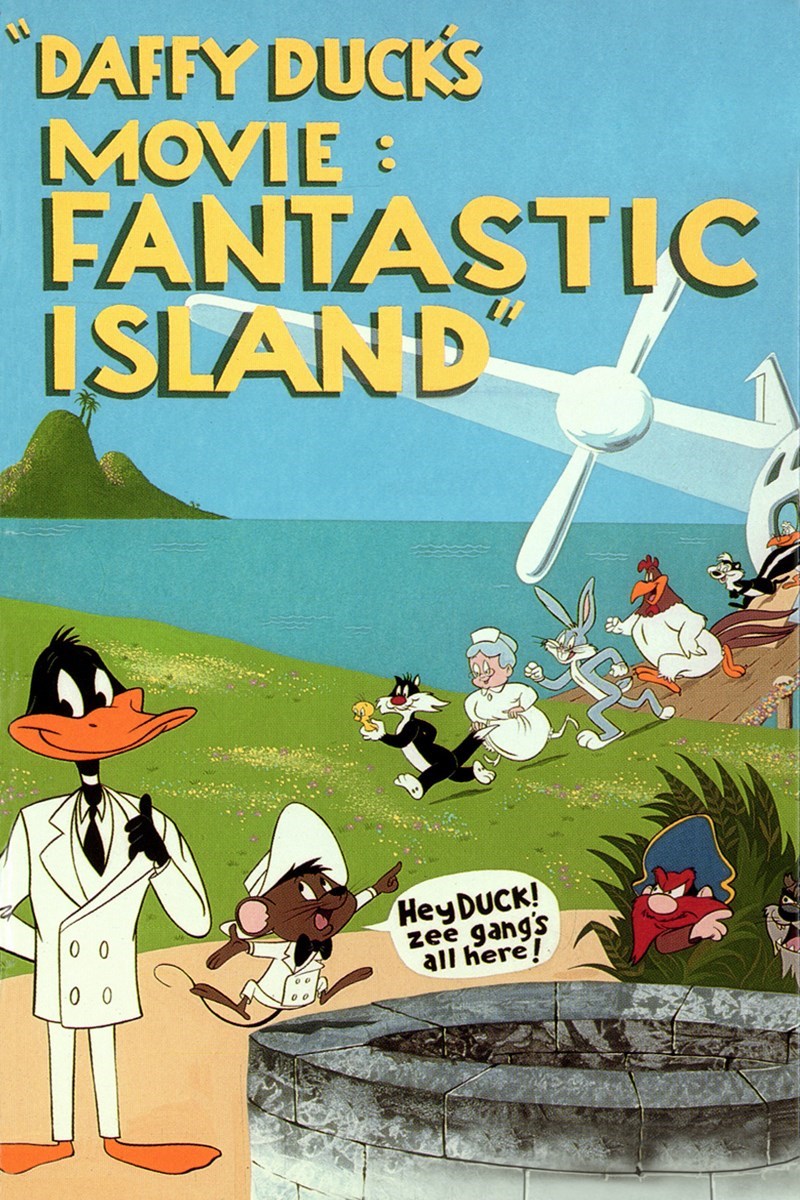 affiche du film L'île Fantastique De Daffy Duck