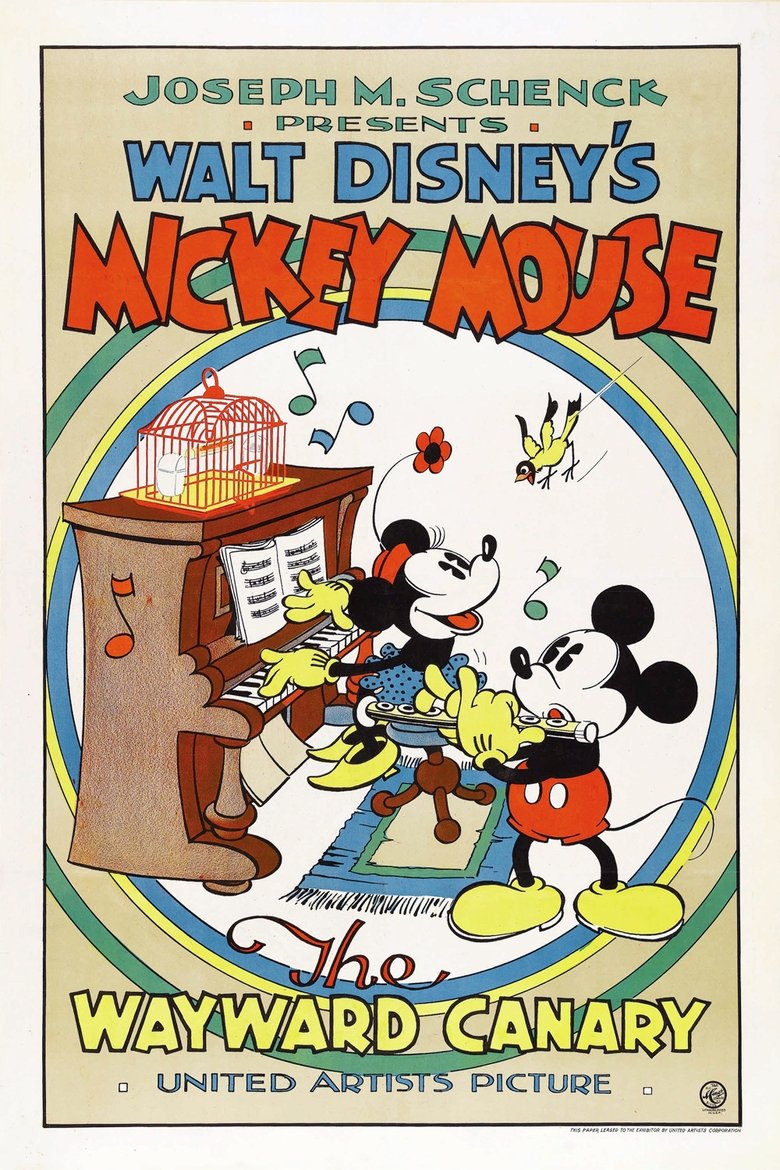 affiche du film Mickey et le Canari