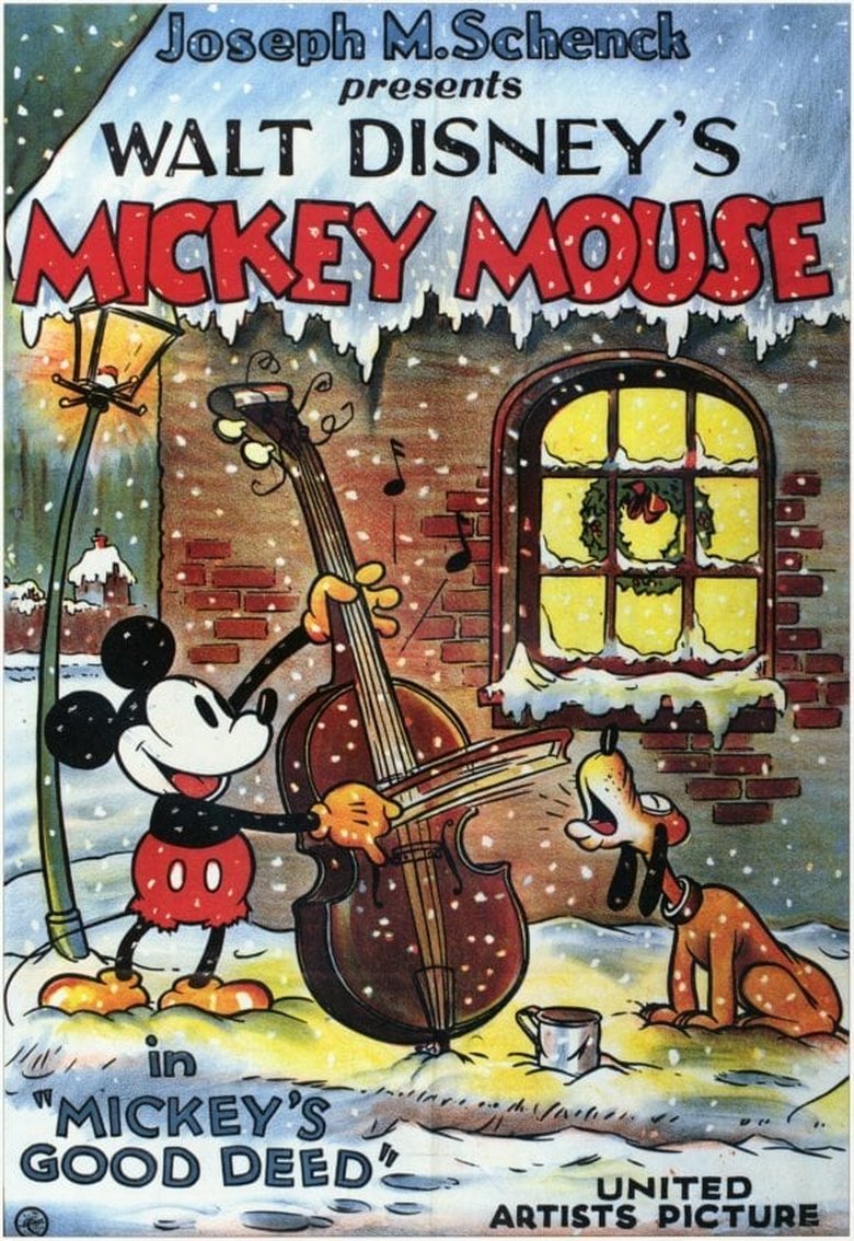 affiche du film Mickey père Noël