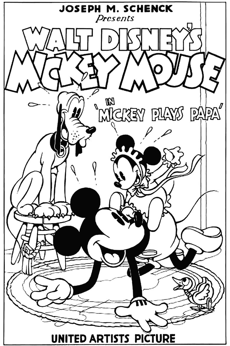 affiche du film Mickey papa