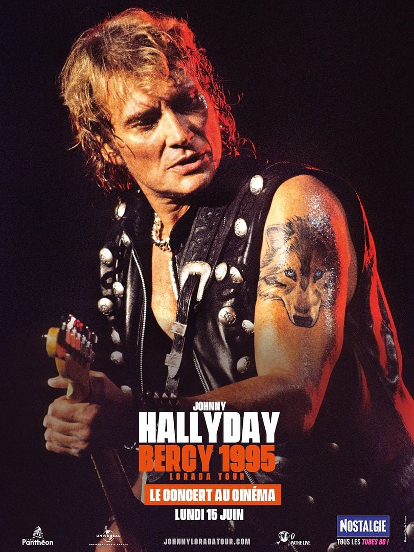 affiche du film Johnny Hallyday, Lorada Tour - Bercy 1995