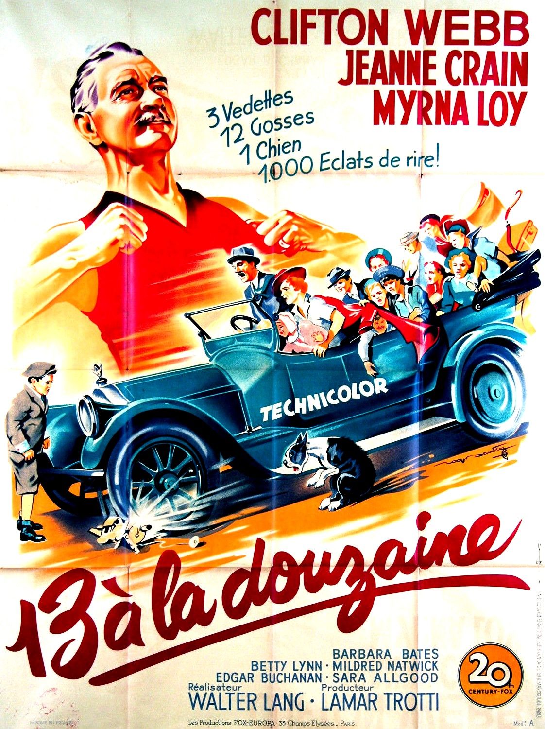 affiche du film Treize a la douzaine