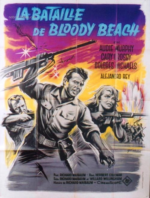 affiche du film La bataille de Bloody Beach
